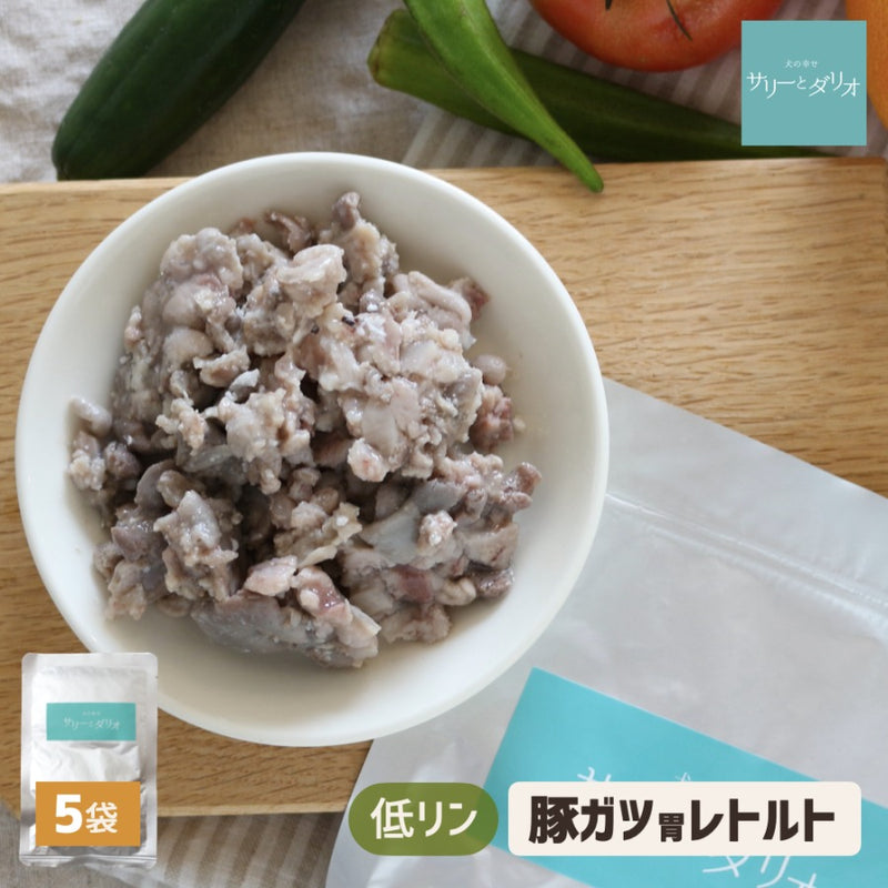 豚ガツミンチレトルト 5袋 (豚胃)