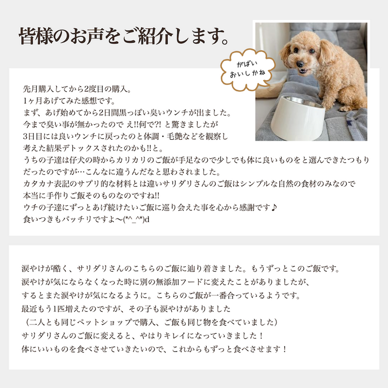 ソノママ ノングルテンフード 中袋